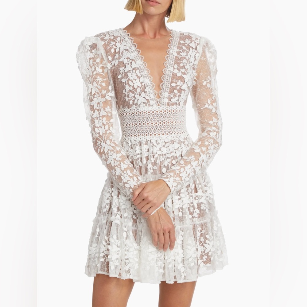 Bronx and Banco Megan Long-Sleeve Minidress
